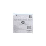 Set colgador pared adhesivo 2 piezas Affix Interdesign blanco, reverso del empaque con instrucciones de uso y código de
