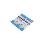 Set colgador pared adhesivo 2 piezas Interdesign blanco, producto en su empaque original azul y blanco