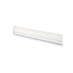 Cortina roller zebra 140x180 cm jaspe white New Space, vista lateral del mecanismo enrollado y soporte blanco