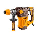 Rotomartillo eléctrico SDS Plus 1-1/4 5.5 J Ingco, vista lateral de la herramienta en colores naranja y marrón