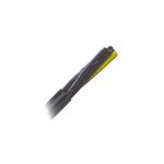 Cable Olflex Tray II 4x8 AWG PYE Olflex, extremo del cable pelado mostrando los conductores internos negros y amarillos