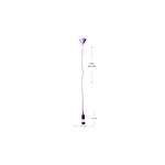 Lámpara colgante morada 1L E27 60W Sinsa, gráfico con medidas de 10 cm y 11 cm y cable ajustable