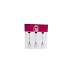 Lámpara colgante negro 1 luz E27 60 W Ikelite, tres unidades exhibidas dentro de su empaque blanco y rojo