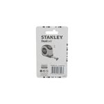 Cinta métrica Dual Lock 5 mts 19 mm Stanley, empaque blanco con ilustración del producto y código de barras