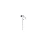 Lámpara de estaca acero inoxidable 1 l 5 W 350 lum 3000 K GU10 25 largo IP44 Riga 1 Eglo, vista lateral completa del equipo