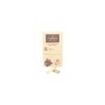 Astillas para ahumar sabor roble Fumus de 1 lb, empaque cuadrado blanco con algunas astillas de madera naturales al frente