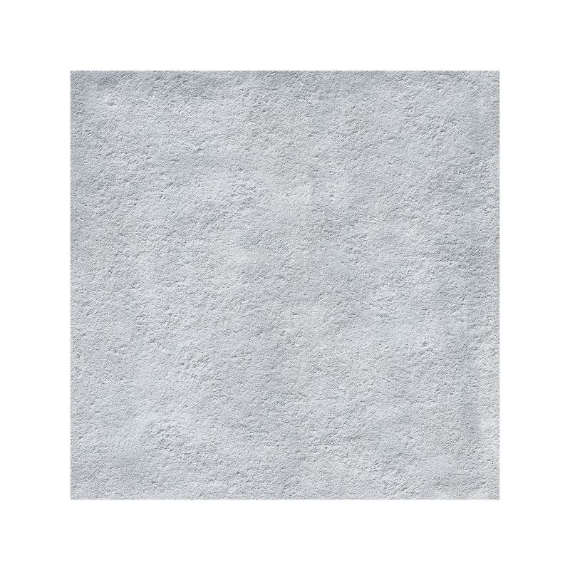 Porcelanato 90x90 Zen Grey mate rect Metropol, vista frontal de una sola pieza con textura granulada gris clara