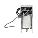 Bobina de cierre 110-127 VAC Eaton, vista lateral detallando el cableado gris y el núcleo envuelto en plástico blanco