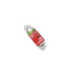 Extensión eléctrica 16/2 13A 125V 12 pies blanca Ace, cable enrollado con etiqueta roja de empaque