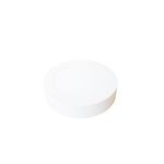 Panel superficial modelo Viva RD 18 W 3000 K Sylvania, vista frontal del difusor circular blanco