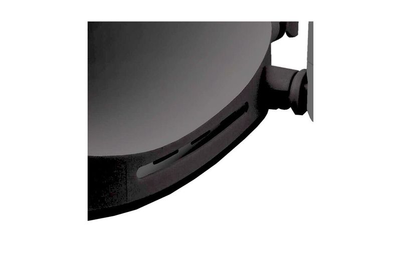 Router inalámbrico 2600 Mbps doble banda Nyx Nexxt, detalle en primer plano de la base negra con rejillas de ventilación
