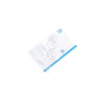 Set de ganchos de succión blanco iDesign, empaque blister con los dos ganchos y detalles del producto en inglés y francés