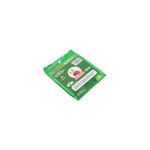 Semillas de rábano El Eficaz de 2 gr, reverso del sobre verde con instrucciones de modo de uso y datos de lote