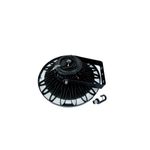 Highbay performance 200 W 28000 lm 100-277 V IP65 dim 3ra G Ledvance, vista posterior del disipador negro y gancho