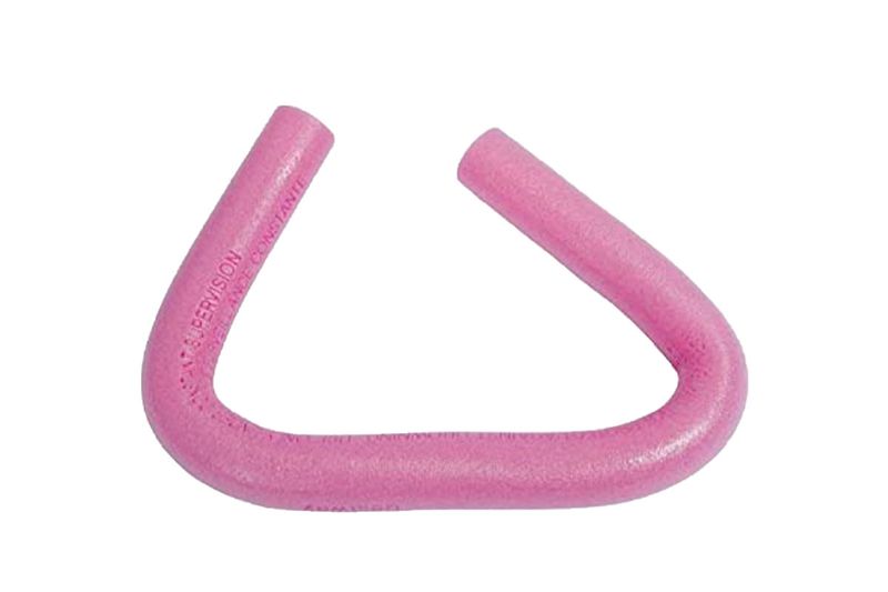 Flotador fideo de espuma Aquabones 48 pulgadas 6-12 años Bestway, de color rosa doblado en forma de U