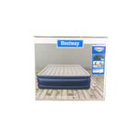 Colchón inflable TriTech 22 King con bomba integrada Bestway, caja de cartón con ilustración del producto y beneficios