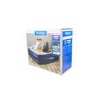 Colchón inflable Tritech 22 King con bomba integrada Bestway, caja de cartón con imágenes ilustrativas del producto