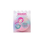 Paleta de maquillaje Smackers sirena Lip Smacker, empaque frontal con ilustración de sirena y colores holográficos