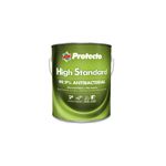 Pintura látex High Standard antibacterial blanco satín 1625 de 1 galón (3.785 L) Protecto, envase metálico cerrado
