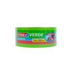 Cinta de enmascarar verde automotriz 50 m x 50 mm Tesa, rollo frontal con etiqueta roja y dibujo de carro rojo