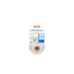 Cinta condiciones extremas transparente Tesa de 3 m x 25 mm, vista frontal del producto en su empaque con ilustraciones