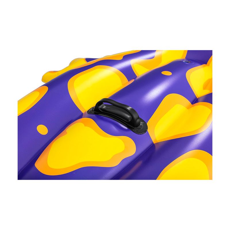 Flotador inflable doble para niños diseño salamandra Bestway, primer plano del asa de agarre color negro