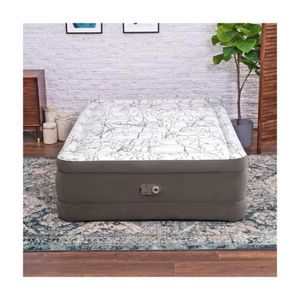 COLCHON INFLABLE QUEEN C/BOMBA DE AIRE BLANCO/GRIS BESTWAY