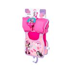 Chaleco flotador infantil con mangas 3 a 6 años Minnie rosa Bestway, empaque original con ilustración y advertencias