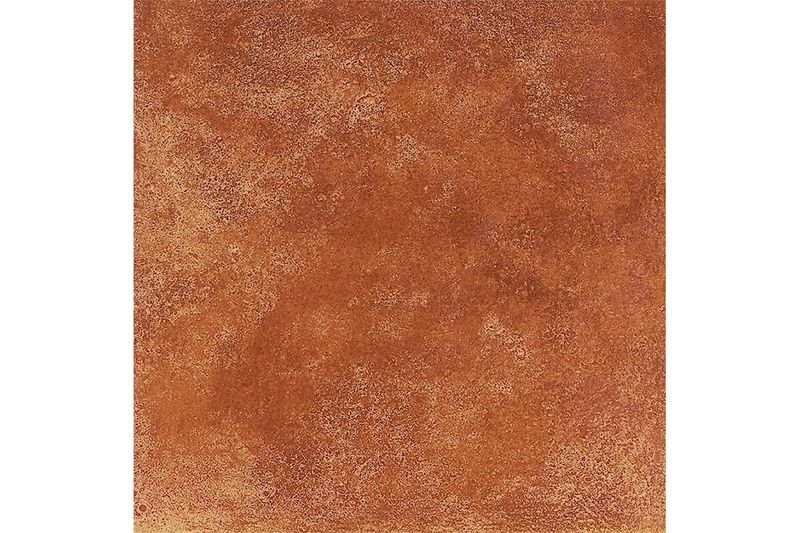Baldosa 33x33 Saltillo Rojo ext/int Lamosa, vista frontal de la pieza con acabado mate y textura rústica