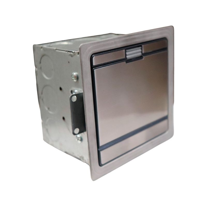 TOMA DOBLE + 2 USB CON CAJA PARA PISO 20A 125V EAGLE-1760545176381