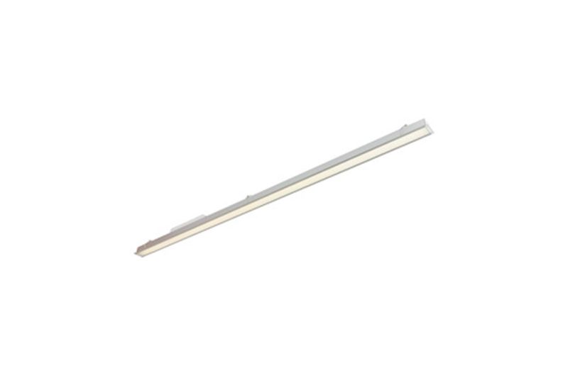 Luminaria empotrada LED Hygiea 20 W 1100 lm 4000 K 30000 h 100-240 V Tecnolite, vista lateral del panel alargado blanco