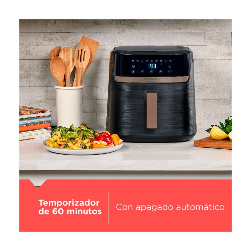 FREIDORA DE AIRE PURIFRY 7.5L NEGRA BLACK+DECKER-1760711390432
