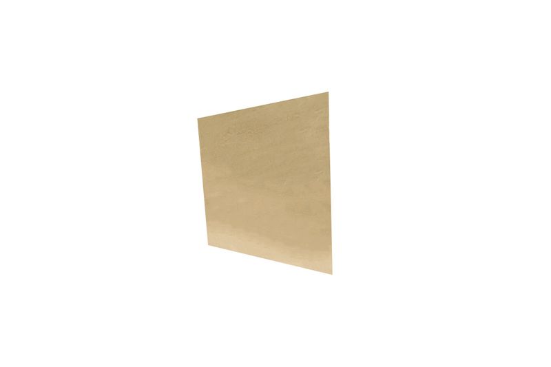 Porcelanato 60x60 Caledonia blanco brillante mármol Sinsa, pieza cuadrada vista en perspectiva sobre fondo blanco