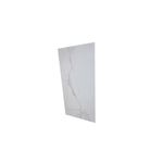 Porcelanato 60x120 Anima White BR Rect Sinsa, pieza individual vista en ángulo con vetas grises sobre fondo blanco