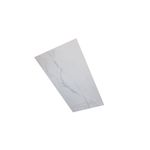 Porcelanato 60x120 Anima White BR Rect Sinsa, pieza única en ángulo diagonal con vetas grises sobre fondo blanco