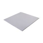 Porcelanato 59.3 x 59.3 gris claro Lamosa, pieza cuadrada vista desde un ángulo superior sobre fondo blanco