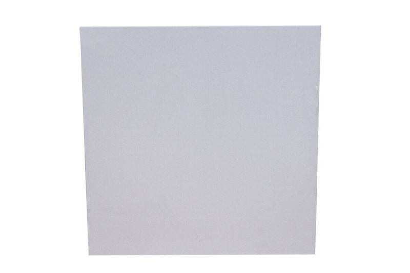 Porcelanato 59.3 x 59.3 Element gris claro Lamosa, vista frontal de la pieza cuadrada en acabado mate
