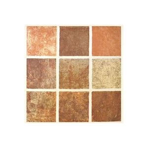 BALDOSA 33X33 CAMPESTRE ROJO GEOMETRICO PEI4 MT