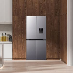 REFRIGERADOR INVERTER CROSS DOOR / CON DISPENSADOR 427L SILVER HISENSE