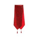 CAMINO D/MESA NAVIDEÑO 30X182CM ROJO/DORADO MIRO-1763742873228