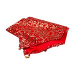 CAMINO D/MESA NAVIDEÑO 30X182CM ROJO/DORADO MIRO-1763742877095