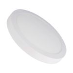 Luminaria sobreponer LED 12 W 6500 K 800 lm redondo blanco Sylvania, vista en ángulo del difusor circular