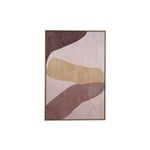 Cuadro decorativo 4.3 x 82.6 x 122.6 cm Concepts, vista frontal con diseño abstracto en tonos café, beige y rosa