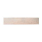 Porcelanato 23 x 120 muse arce mate rectificado Halcón Cerámicas, pieza rectangular con textura de madera clara