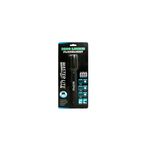 Linterna de mano 3000 lumen Master Lite, producto en su empaque con tabla de modos de iluminación y especificaciones