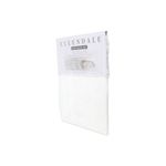 Cortina de baño con aros 13 piezas transparente PEVA CHD Home, empaque original con caja blanca y visor de los aros