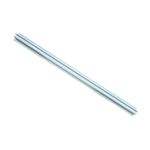 Perfil lineal decorativo doble de sobreponer 1 m 65x36 mm blanco Blumenau, vista diagonal del riel alargado