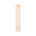 Puerta Fibran de 60 cms x 210 cms para clóset bi-fold con riel Puertas Globales, vista frontal de la hoja blanca