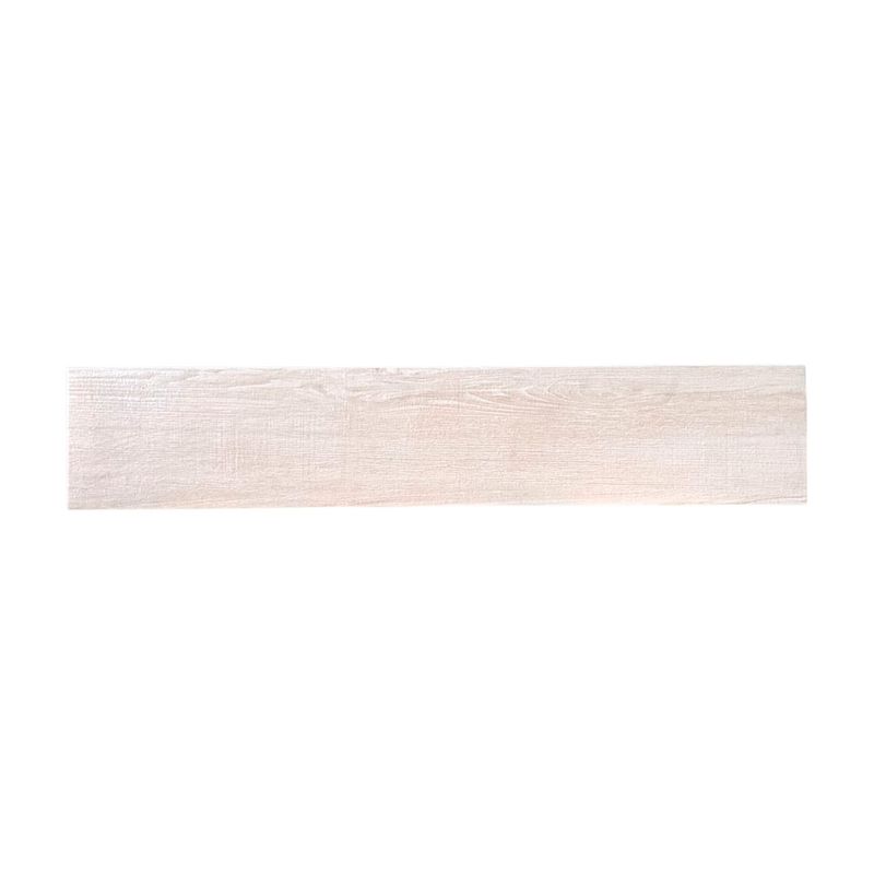 Porcelanato 23.3 x 120 Nook Arce MT Halcón Cerámicas, pieza rectangular con textura y color de madera clara