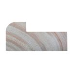 Marco para puerta Rossy Globales con bisagra sin pintar Puertas Globales, vista detallada del perfil de madera clara